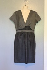 J Crew Wool Glen Plaid Ruffled Short Sleeve Sheath Dress 6