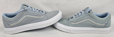 Vans Off The Wall Old Skool Damen-Sneaker. Hellblau. UK Größe 5.