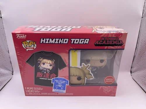 Funko Pop! Himiko Toga My Hero Academia GameStop Exclusive Pop And Shirt Set L