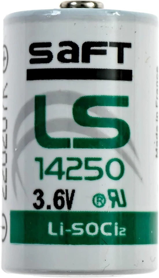 (10 УПАКОВОК) Saft LS-14250 1/2 AA 3,6 В литиевый (неперезаряжаемый) - Изображение 2 из 4