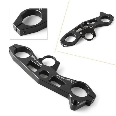For 2009-2012 Kawasaki Ninja ZX6R Black 1x Front Triple Tree End