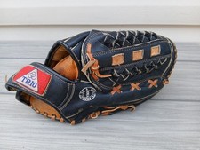 Vtg 1970s TRIO Black Bobby Murcer Baseball Glove Mitt NY Yankees RH Throw on The Hot Collector