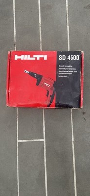 HILTI TOOLS CORDED ELECTRIC DRYWALL SCREWDRIVER MODEL: SD 4500 w/ PLASTIC CASE