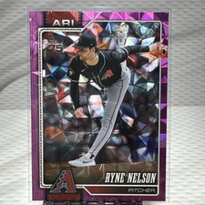 2026 Topps Series 1 Ryne Nelson #114 Pink Diamante Arizona Diamondbacks