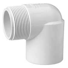 Manufacturer Varies PVC Street Elbow, 90 Degrees, MNPT x FNPT, 1-1/2 in Pipe