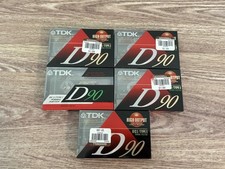 TDK D90 IECI/Type I Normal Position Cassette - New Sealed lot of 5