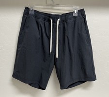 Fair Harbor Swim Trunks Shorts Mens Medium Black Elastic Waist Drawstring Lined