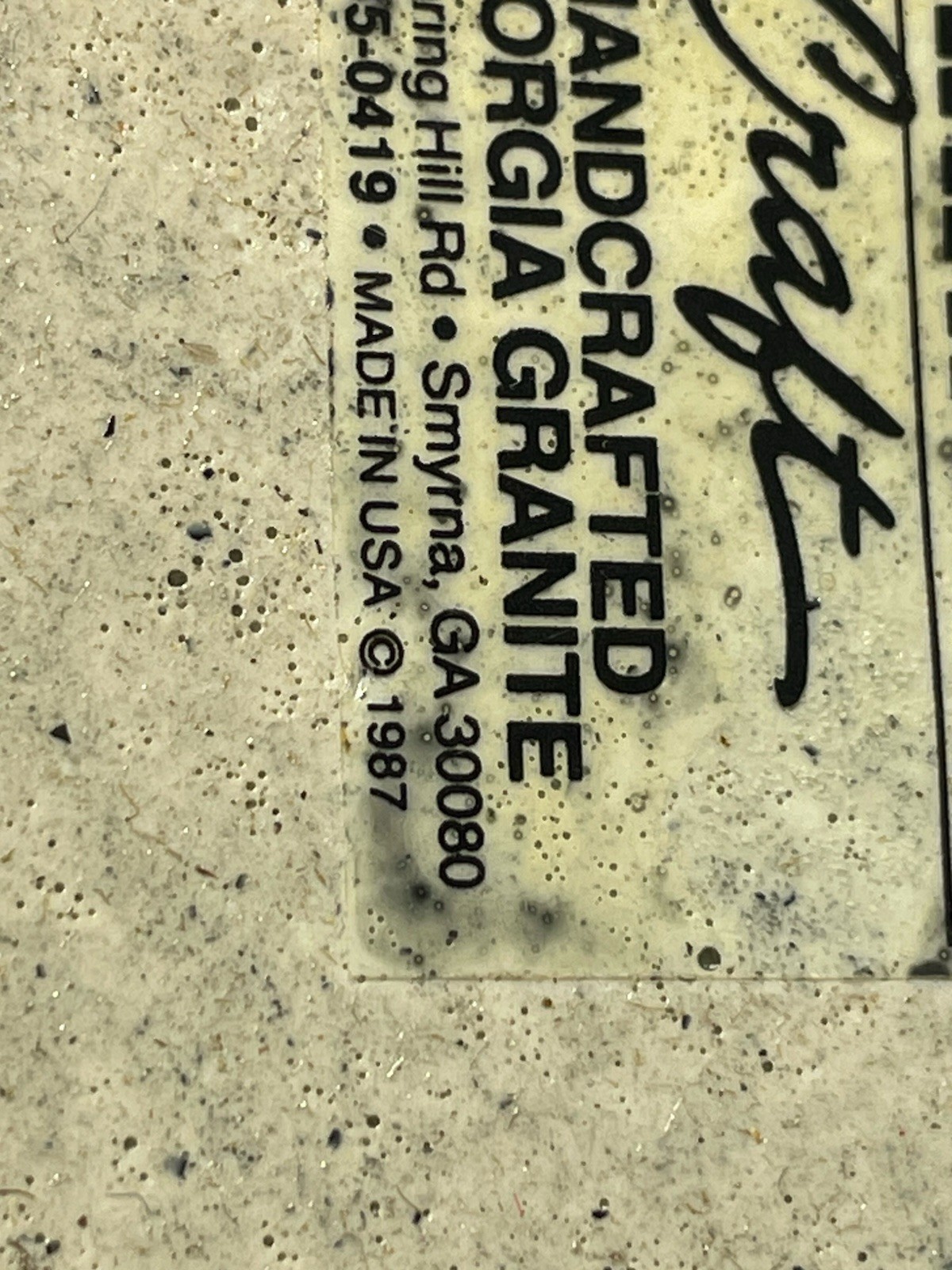 VTG Rare 1987 Stone Mountain GA Granite Souvenir Ashtray Davis, Lee & Jackson thumbnail 22