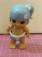 Little Live Pets Bizzy Bubs Snowbeam Doll 5” 2016 Blue Hair Moose Toys