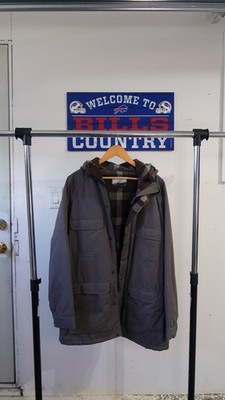Vintage Fieldmaster Grey Insulated Workwear Jacket Heavy Duty Winter Coat