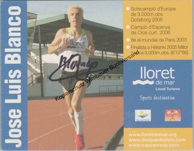Original Autogramm Jose Luis Blanco /// Autogramm Autograph signiert signed sign