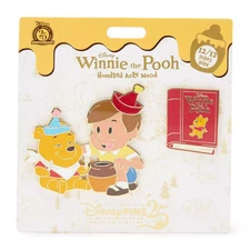Disney Winnie the Pooh Christopher Robin 2 Pin Set Hundred Acre Wood Dec #12/12