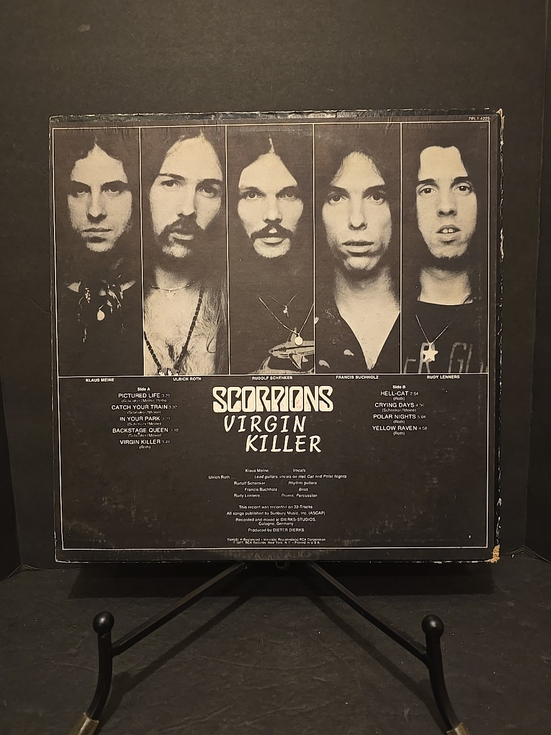 Scorpions Virgin Killer LP RCA 1977 OG Original Press Near Mint