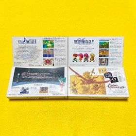 Lot 4 Final Fantasy 4 5 6 IV V VI Chrono Trigger set Super Famicom SFC JP w/Box