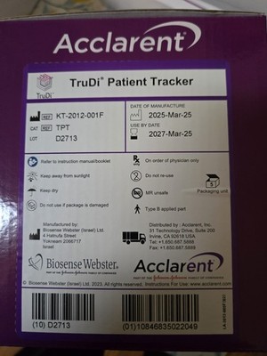 Acclarent Patient Tracker for Tru Di stereotactic image guidance
