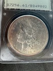 1898 S Morgan Dollar MS61 PCGS Rattler Holder