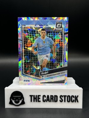 2023-24 Panini Donruss Optic Cracked Ice Prizm Rodri Manchester City #98