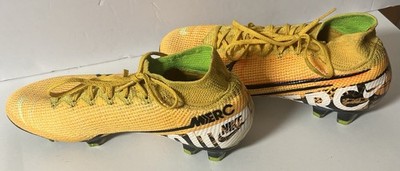 CD6721-808 Nike Just Do It Mercurial Vapor Size 6.5 Orange/Black CLEATS SNEAKERS
