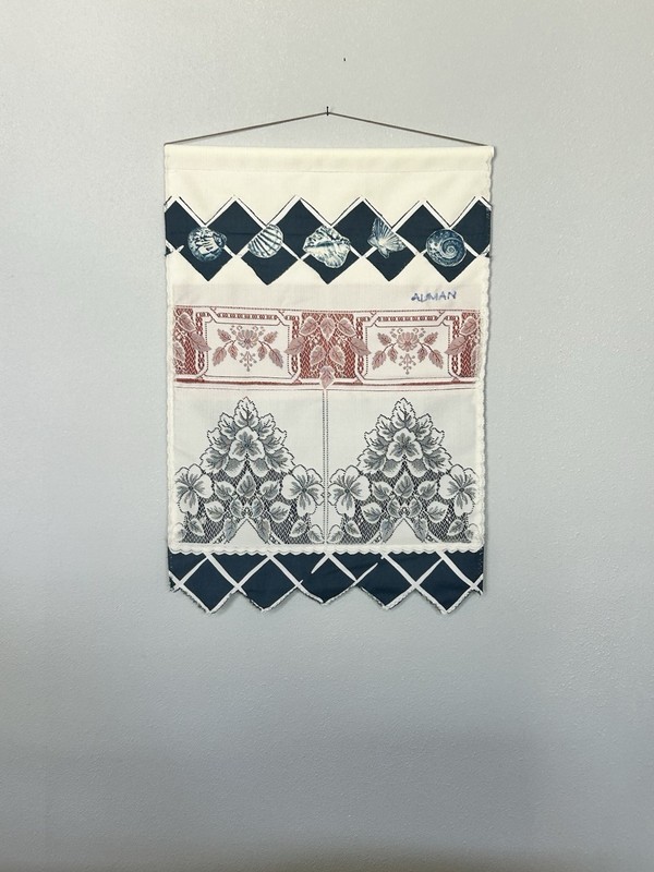 textile art wall hanging