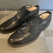 Nigel Hall Black Lace Up Leather Brogues Size 9 Uk42 Eu Only Wore 6 Times! Only