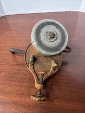 Vintage Hand Crank Grinder - Classic Orange