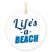 Beach Lover Ornament for Coastal Ocean Enthusiast Christmas Gift