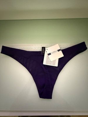 NWT LA PERLA Studio SLOPESEXY TOWN MESH G-STRING PANTIES Size L/4 ITALY