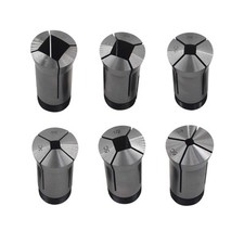 6Pcs 5C Square Collets,1/4, 5/16, 3/8, 1/2, 5/8, 3/4 Inch High Precision US