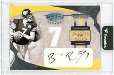 Ben Roethlisberger Steelers Signed 2005 Donruss Leaf Certified #FG-3 #7/7 Card