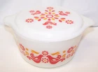 Vintage Pyrex Friendship  #473 1QT  Casserole Dish with Matching Lid EXUC Clean!