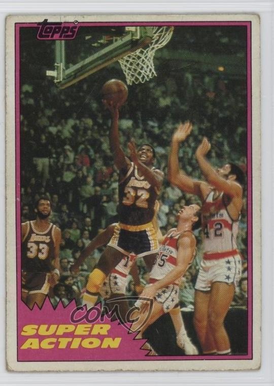 1981-82 Topps Magic Johnson #109 HOF 4g8
