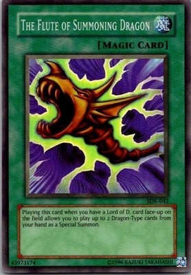 The Flute of Summoning Dragon SDK-042 Starter Deck: Kaiba Unlimited