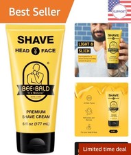 SHAVE 6 oz Shaving Cream - Close, Smooth Shave for All Skin Types