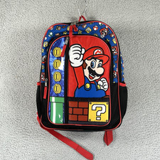 Bioworld Super Mario 16&rdquo; Kids Backpack Multicolor Unisex School Camp