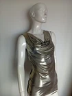 MARC CAIN golden sparkling top size N3