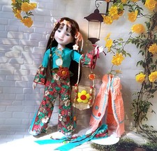 Ruby Red Fashion Friends Doll OOAK Hippie Style Clothes Outfit 11 pieces...