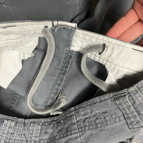 Vintage Mossimo Wide Leg Cargo Pants Mens 32Wx32L Gray Y2k Baggy Skater Canvas, $20.88 - Photo 8