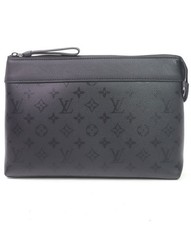Louis Vuitton M26741 Pochette Voyage Souple Monogram Midnight Canvas Black r50 0