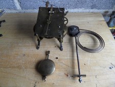 Vintage Clock Movement, Gong Bar, Pendulum & Hands