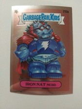 2022 Garbage Pail Kids Topps Chrome Series 5 Iron Nat Nerd 212a Refractor GPK 