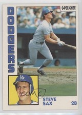 1984 O-Pee-Chee Steve Sax #144 v6g
