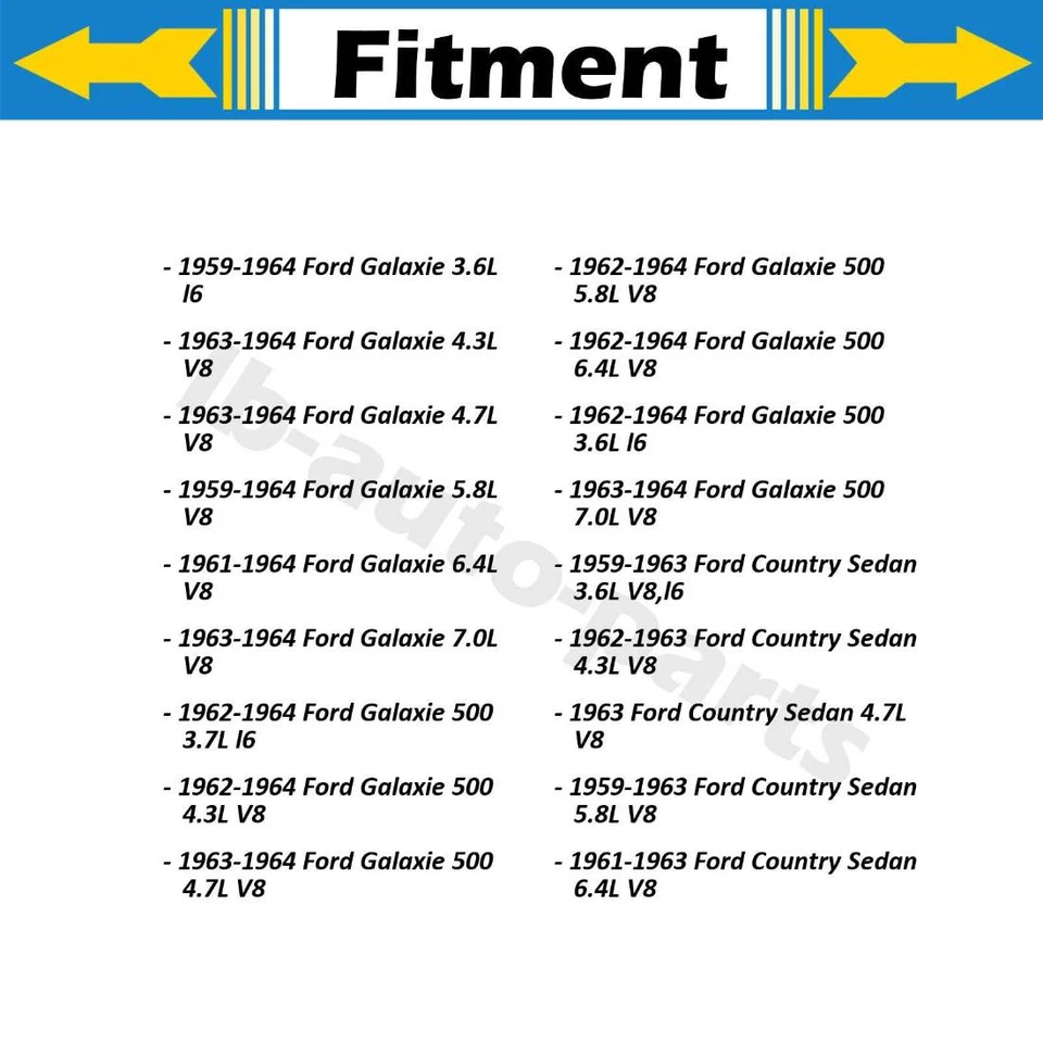 Manguera hidráulica de freno de primera parada 4X Dorman para Ford Club 1959-1959 Foto 4 de 4