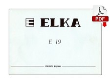 ELKA E19 Service Manual repair Schematic Diagrams Schematic E-19