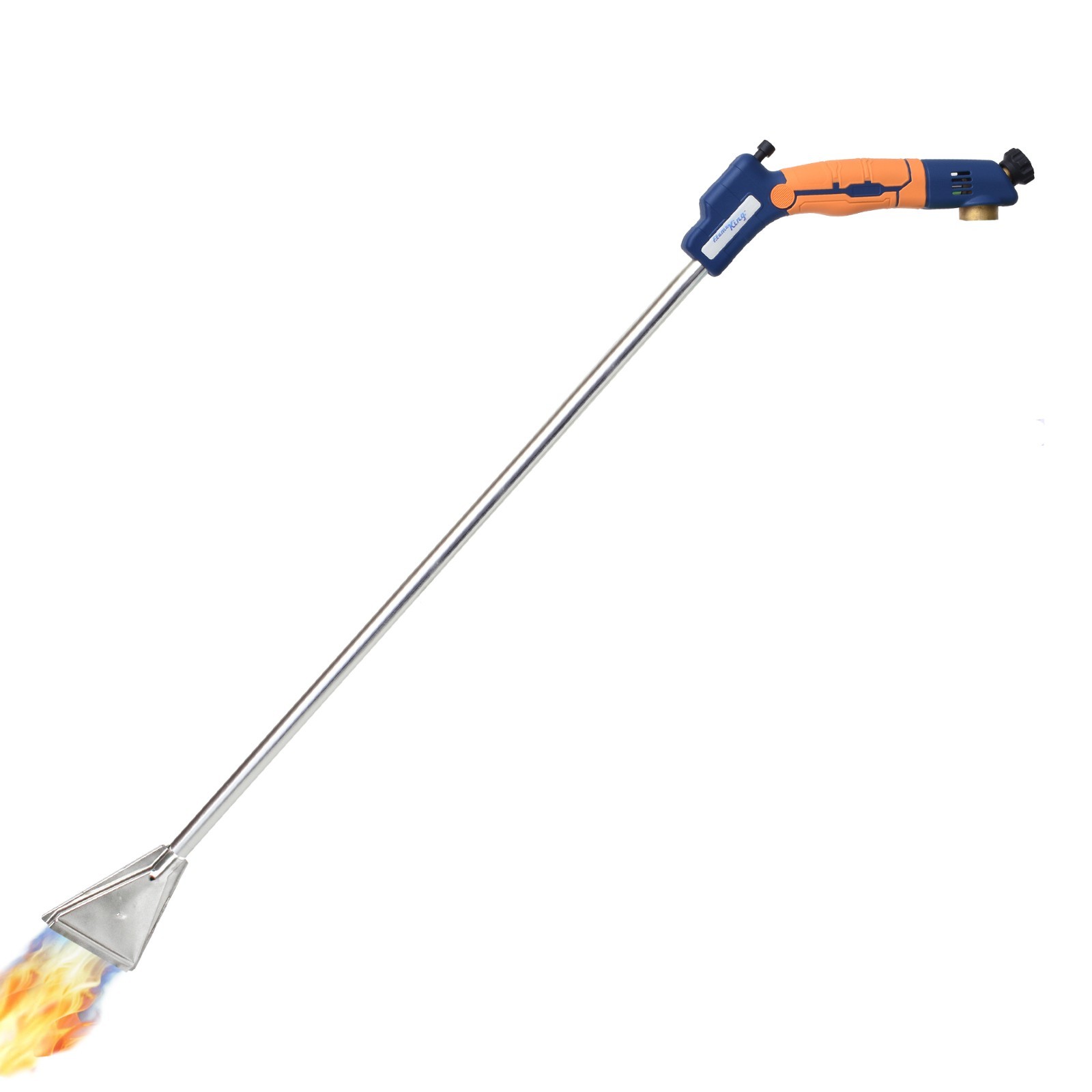 Flame King Self-Igniting Propane Weed Burner Torch, 30,000 BTU, Adjustable Flame