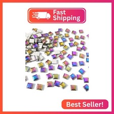 Brueyart 200 Pieces Square Mosaic Tiles for Crafts Bulk, Ceramic Mosaic Pieces 1