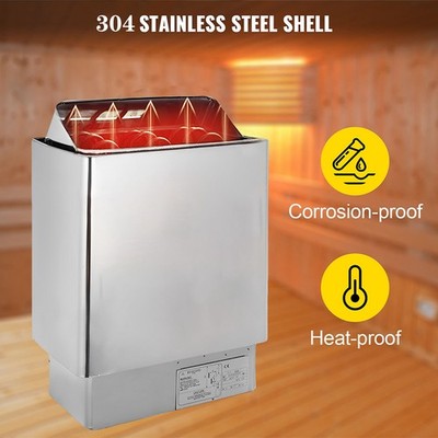 6KW/9KW Sauna Heater - Digital Control, Overheat Protection, Spa-Grade
