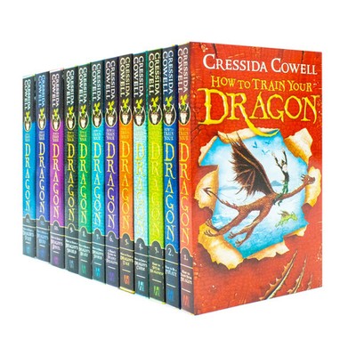 How to Train Your Dragon 12 Books Collection Set By Cressida Cowell | Cowell Cre
