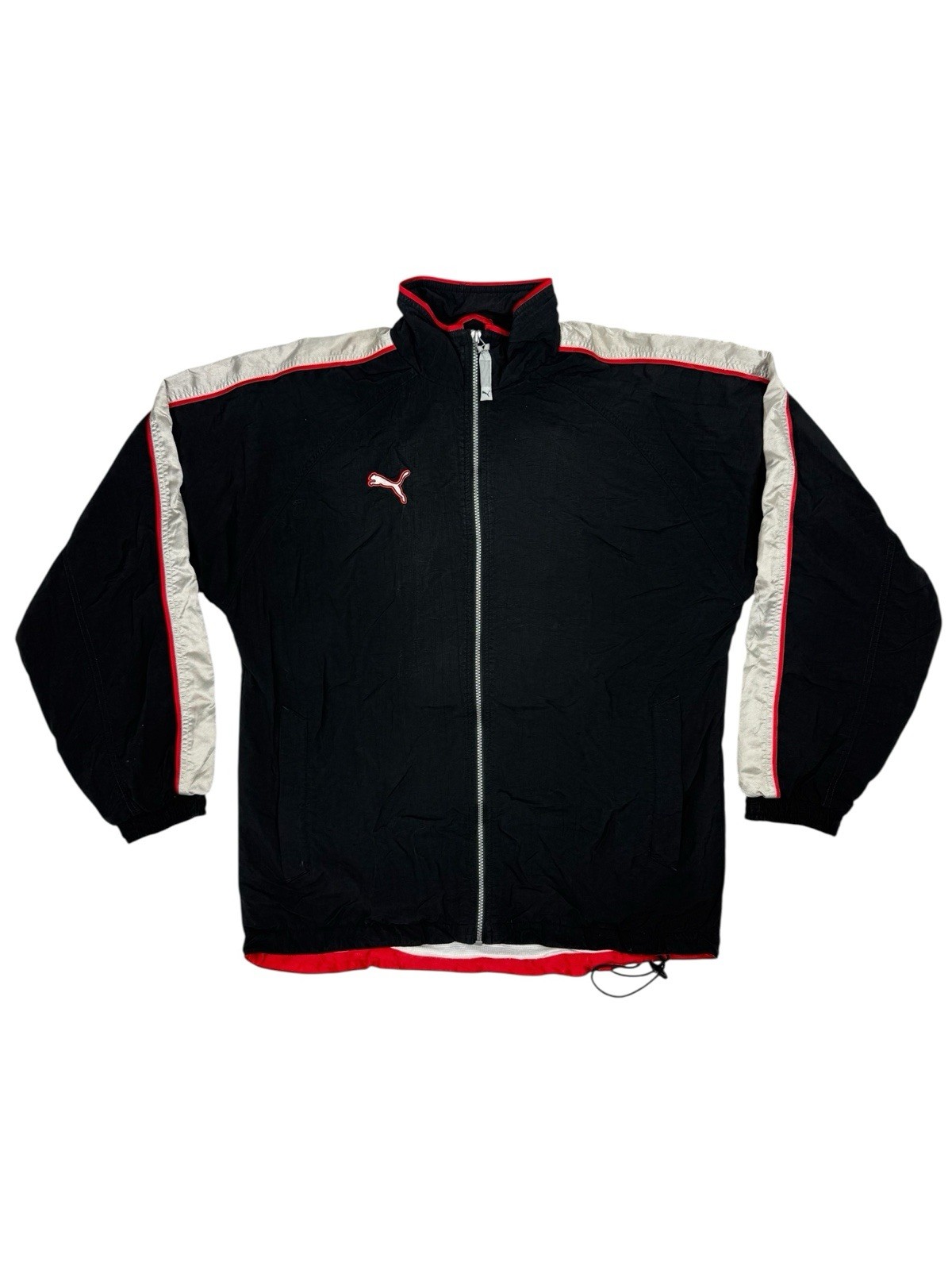 Puma Giacca da Pista Vintage Nera con Zip Media