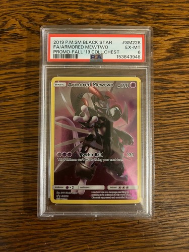 Armored Mewtwo graded PSA 6 for sale on eBay