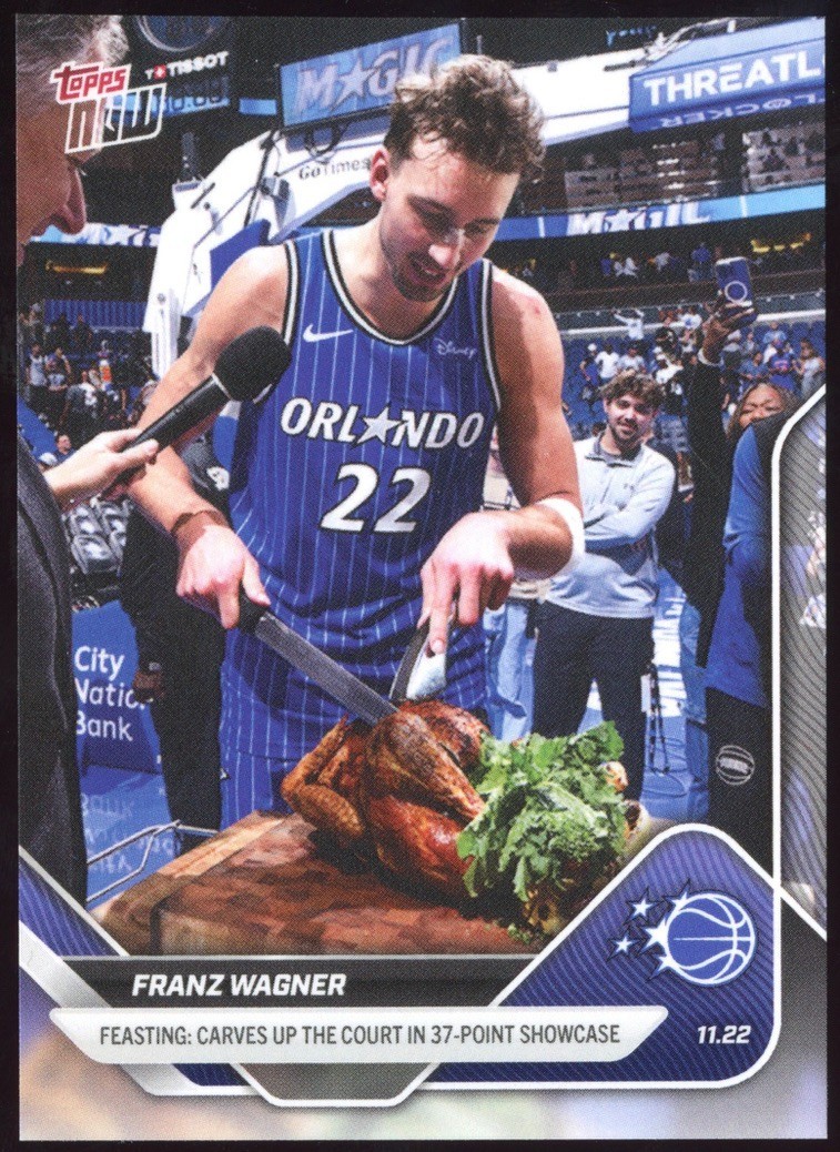 2025-26 Topps Now 37-Point Showcase #62 Franz Wagner MAGIC PHOTO VARIATION